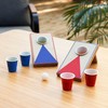 True Mini Cornhole Board Set with Ping Pong Balls and