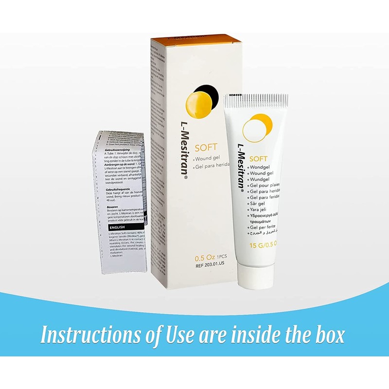 Soft Honey Wound Gel by L-Mesitran Hypoallergenic Medical Grade Ointment