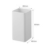 Yamazaki 5183 Kitchen Tool Stand, Square, White, Approx. W 3.7