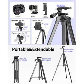 Yeaki Vlogging Kit for iPhone/Android, YouTube Starter Kit with Wireless Microphone/Camera Tripod/Flexible Tripod/RGB Fill Light, Content Creator Essentials Kits for TikTok Vlog Video Recording