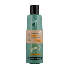 GRN shades of Nature [GRÜN] Biokosmetik Shampoo Glanz - Bio-Hanf & Bio-Ringelblume - für glanzloses Haar - glättet die Haarstruktur - vegan - 250 ml