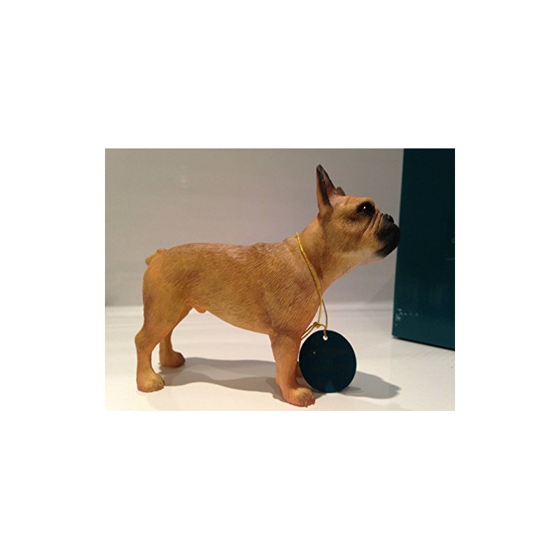 Leonardo Collection The Fawn French Bulldog, Stone, Tan, 12 x