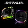Jungle Leopard Interstellar V2 RS 120mm Case Fan Infinity Mirror