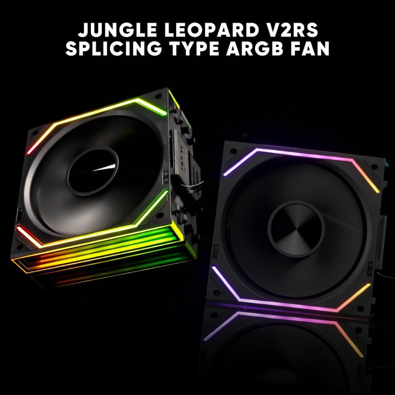 Jungle Leopard Interstellar V2 RS 120mm Case Fan Infinity Mirror