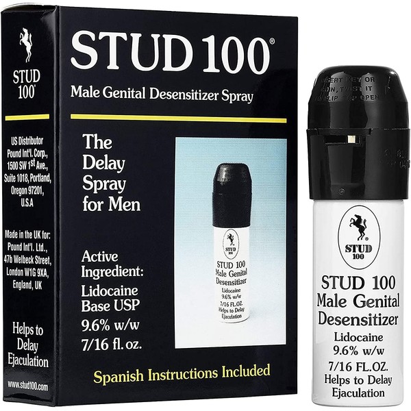 Male Genital Desensitizer Spray, 7/16- Fl. Ounce Box (Pack of 2）