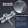 HIGHCRAFT 60100TTSD-5, Single Pipe Repair Clamp 1'', Double Bolt, 6”