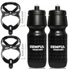 GEMFUL Bike Water Bottles with Bicycle Holder 750ml Mtb Cycling