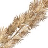 Gisela Graham CHRISTMAS GOLD PALM LEAF GARLAND 180CM