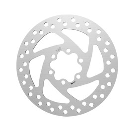 stio 140mm Brake Rotor Pad Compatible with Segway Ninebot KickScooter P65/P100S/F20/F25/F30/F40,KuKirin G2 Max Brakes Parts 6 Holes Rounded Scooter Disc Brake Pad