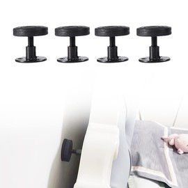 OVIRSHOP Bed Frame Anti Shake Spacers, Pack of 4 Adjustable Bed Frame Headboard Stopper Telescopic Support for Bed Cabinets Sofas (30-44 mm)