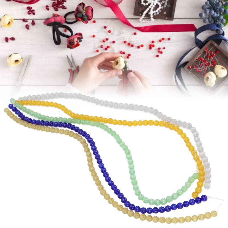 5 String Jewelry Making Bead Delicate Elegant Natural Stone Bead