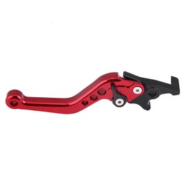 Akozon Motorcycle Master Brake Cylinder, Levers Motorcycle Double Disc Brake Handle, Motorcycle Brake Cylinder CNC Aluminium Disc Brake Lever Clutch Brake Lever Universal for Suzuki GY6 XMAX 400 (Red)