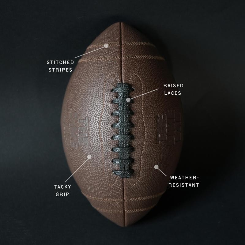 The Game Ball Chocolate Brown Football:_Official Size 9