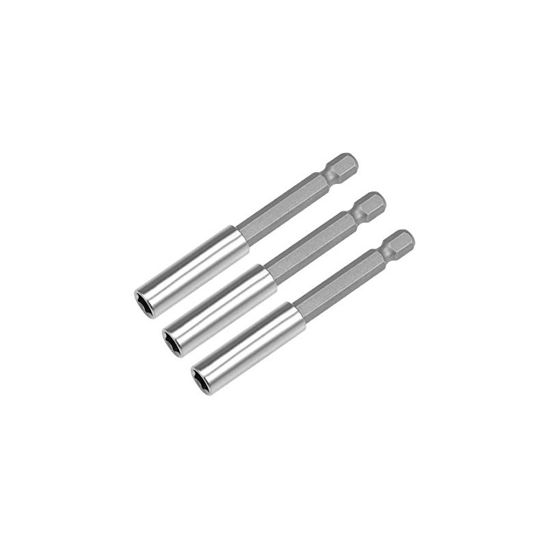 sourcing map 3 Pcs 1/4 Inch Hex Shank by 3