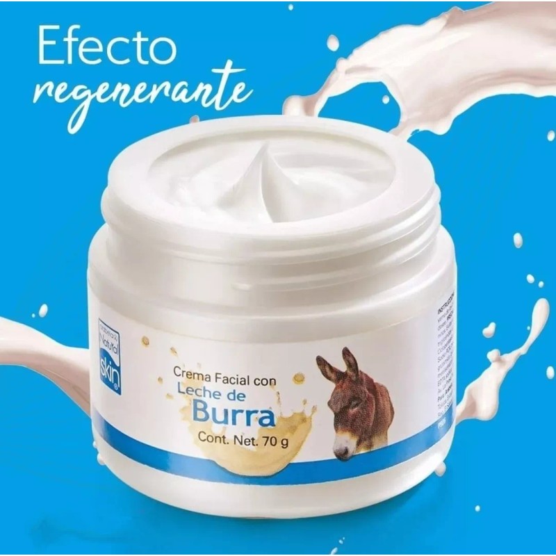 Natural SkinN Crema Facial Aclaradora Leche De Burra Natural Skin