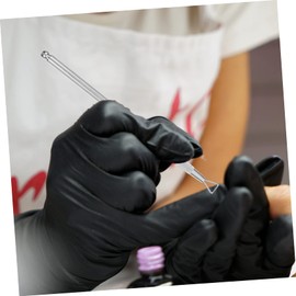 IWOWHERO Stainless Steel Cuticle Remover Set 5pcs Gel Nail Removal Tools Nail Art Kit Easy to Use for Women