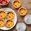 Alrhso 100 Pack Disposable Ramekins Egg Tart Baking Cups 2.8