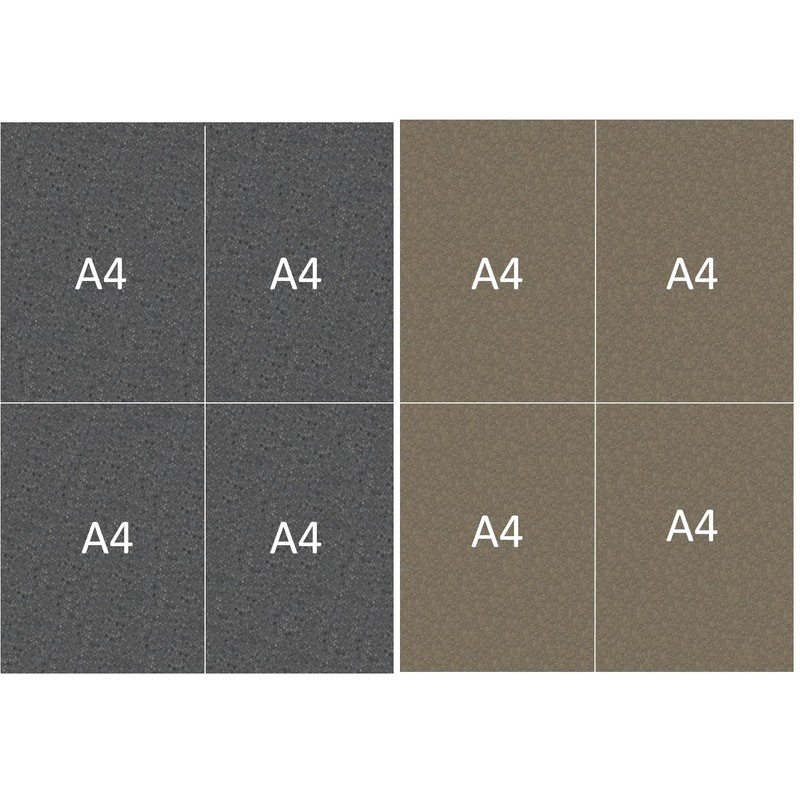 Cobblestone Natural Cobbles Scenery Modelling Card for Model Railways, Dioramas
