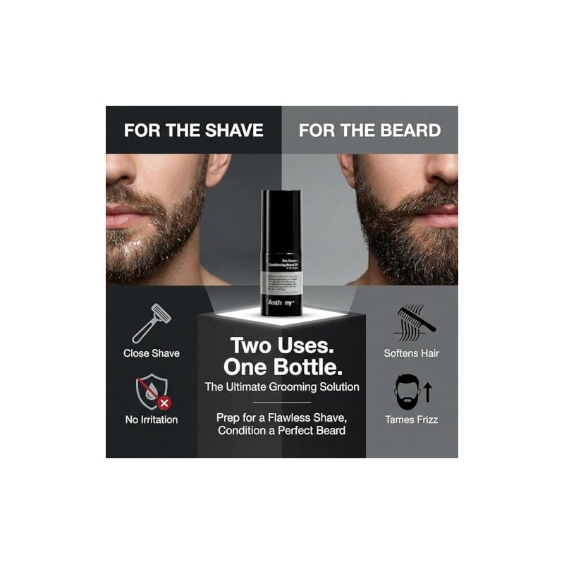 Anthony Pre-Shave and Conditioning Beard Oil, 2 ounces