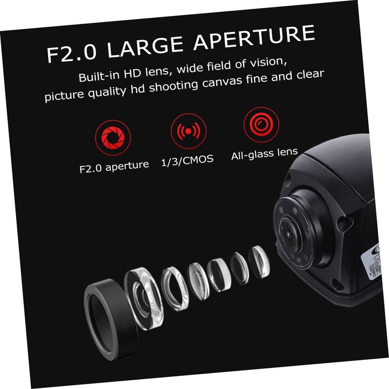 Mipcase 1PC Durable Truck Monitor for Blind Spot Wide Dynamic