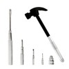 Small Hammer 6 in 1 Metal Hammer & Screwdriver, Multitool