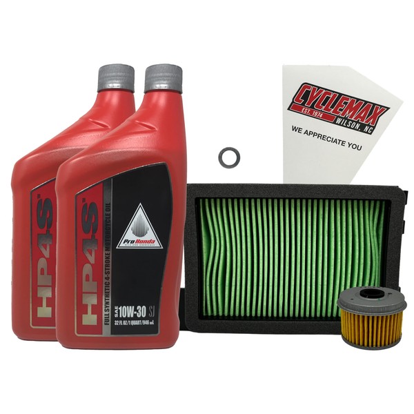 Cyclemax Full Synthetic Tune-Up Kit compatible with 2015-2022 Honda CBR