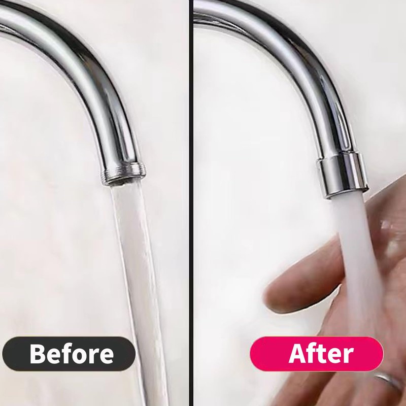 TSBSHum Bathroom Sink Aerator,2.2 GPM Faucet Aerator, Made of Solid