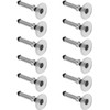 12Pcs Silver Universal Stylus Replacement Disc Tips Round Shape Replaceable