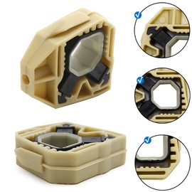 Hoypeyfiy - Soporte de radiador inferior superior, 4 unidades de repuesto para tanque de agua de radiador de goma para 1J0806155E 1K0121367C