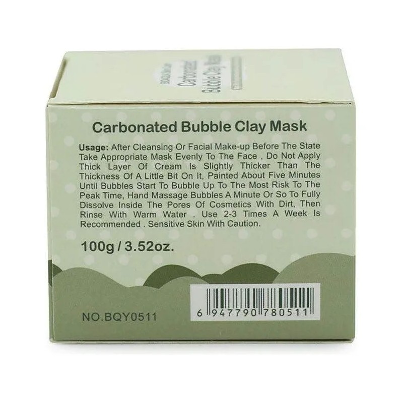 Mascarilla Facial Piel Bioaqua Carbonated Bubble Clay Mask 100g