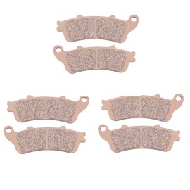 AHL 3 Pairs of Brake Pads Kit for GL 1800 Goldwing All Models 2001-2013 / XL 1000 VX/VY/V1/V2 Varadero (No ABS) 1999-2002