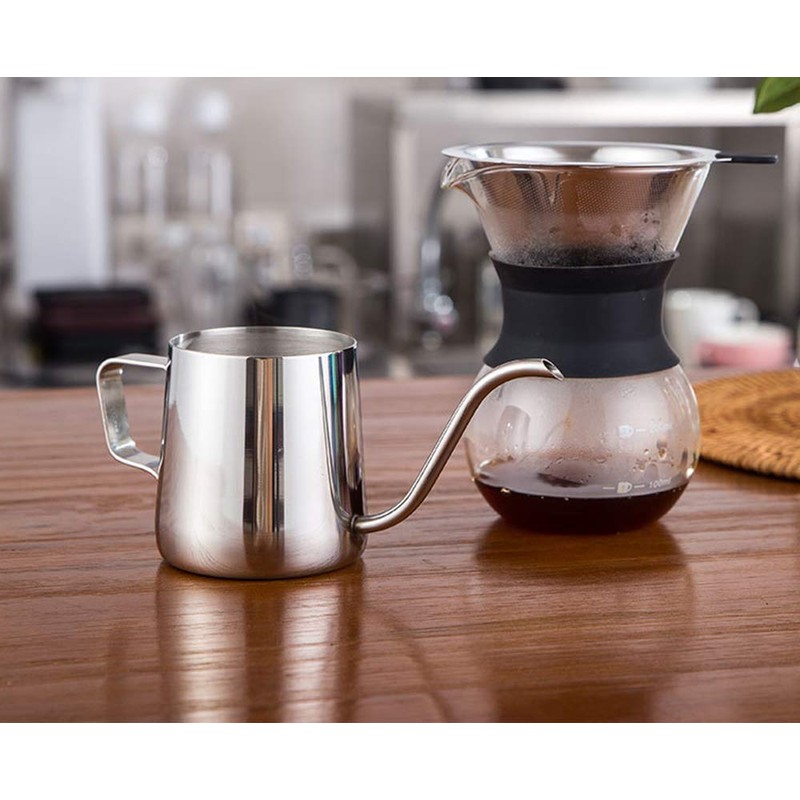 Tongke Pour Over Kettle, Stainless Steel Handheld Long Narrow Spout