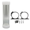 Water Cooling Transparent Cylindrical Tank 60mm Outside Diameter Rapid Cooling