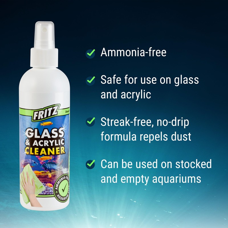 Fritz Aquatics Aquarium Glass & Acrylic Cleaner Spray for a