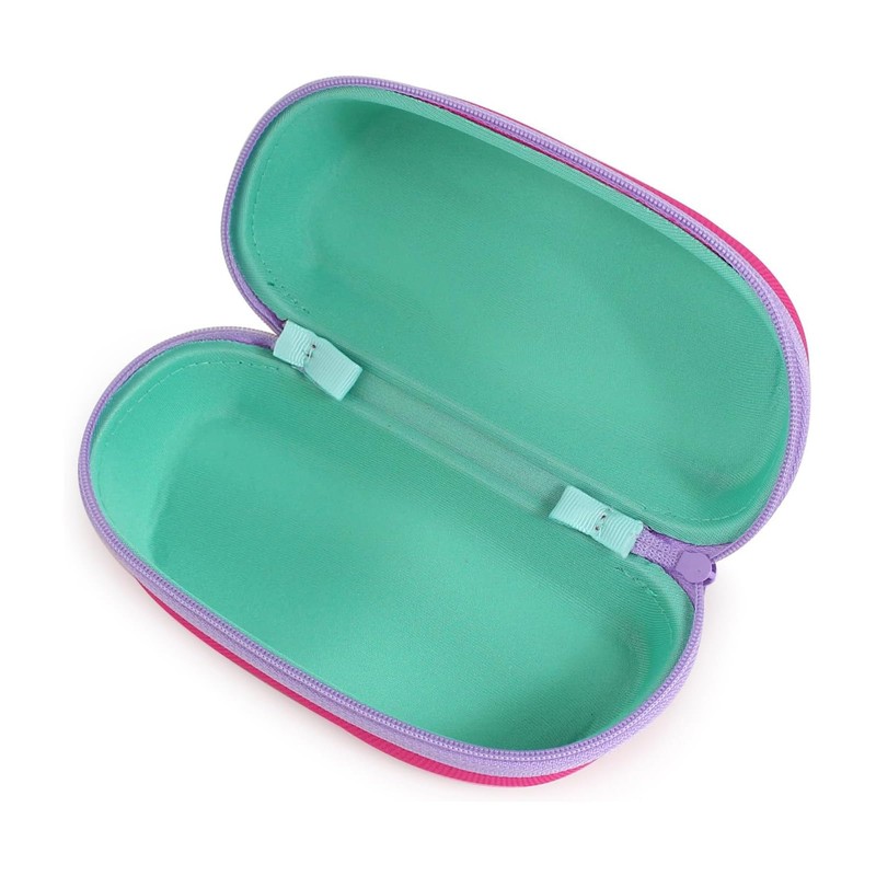 Tacy LM-7007-16 Sunglasses Case, Stylish Sunglasses, Hard Case, Zipper, EVA,