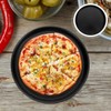 Zerodeko 12.59 Inch Round Oven Pizza Crisper Pan Non-Stick Baking