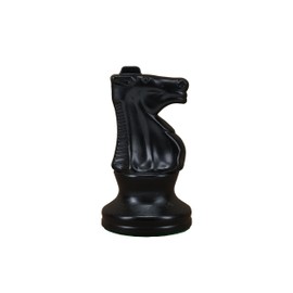 WE Games Replacement Staunton Chess Piece - Dark Knight, Plastic Chess Piece with Felt Bottom, Classic Design for Tournament Chess Set