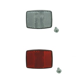 Fenix Cycles Square Bicycle Reflector, Various (Set)