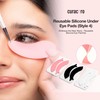 Curacoro Reusable Eye Pads, Silicone Under Eye Patches Lash Lift