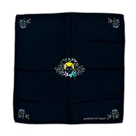[Supervised by Fortune Teller] Tarot Cross Cross Handkerchief June Shibuzawa Shadow Cat Tarot Tarot Card Oracle Card Divination 50cm x 50cm
