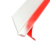 Gordon Glass® Clear Vinyl Angled L-Seal with Pre-Applied Self-Adhesive Backing