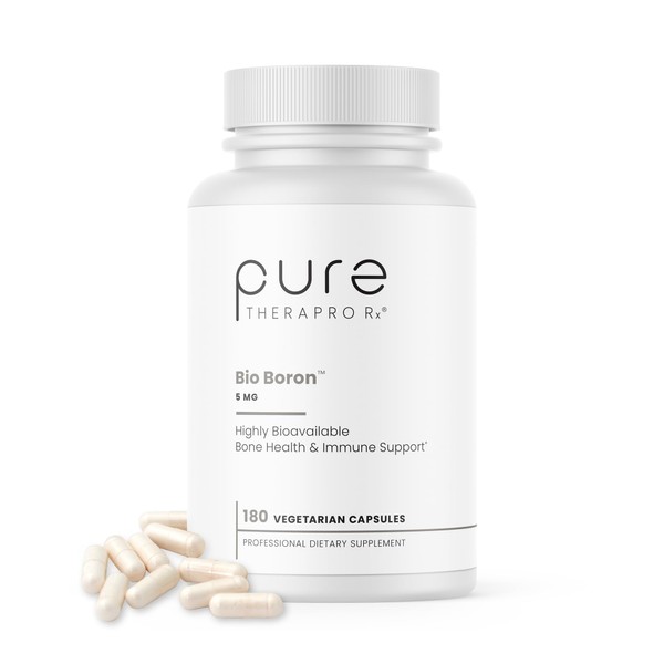 Pure TheraPro Rx Bio Boron, 5mg/Capsule, 180 Capsules, Bororganic Glycine