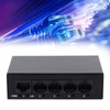 5 Port Ethernet Switch Professional High Speed 10 100Mbps Iron