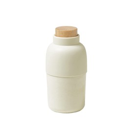 ideaco Roll Type Wet Tissue Case, Sand White, Mochi Bin