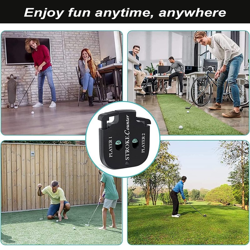 IRYNA Mini Sore Golf Shot Stroke Counter Clicker with Dial