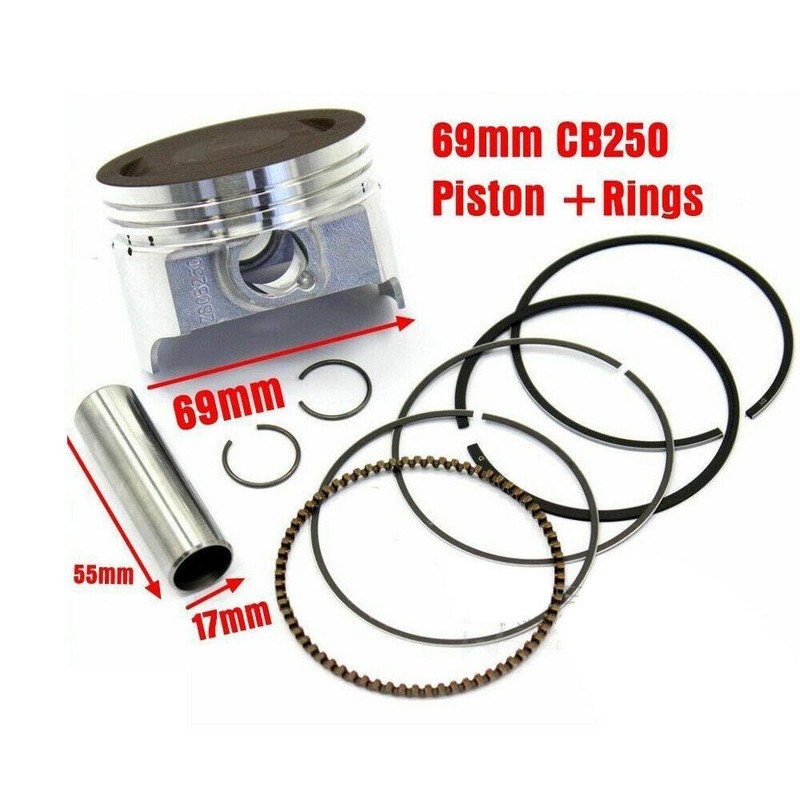 TDR 69mm Piston Ring Kit for Zongshen CB250 250cc Water
