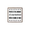 Framed Quotation Wooden Art Signs Positive Quotes Prayer is The