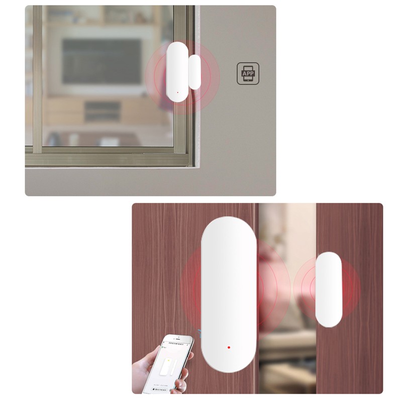 Zigbee Smart Door Sensor Tuya APP Control Door Open /