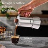 Cosumy Espresso Maker - Moka Pot 4 Cups (200ml) Induction-Safe