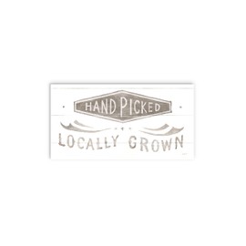 Homegrown Summer Sign II, JoyRide Home Décor Wood Plaque, 10"x20" Wall Hanging, Wood Sign, Artist Designed Home Décor, Express Your Style.